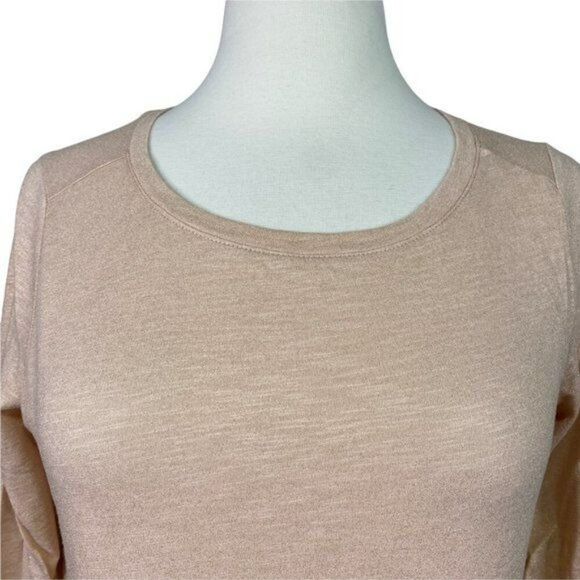Boden Long Sleeve Tee Soft Shimmery Peach - Picture 4 of 4